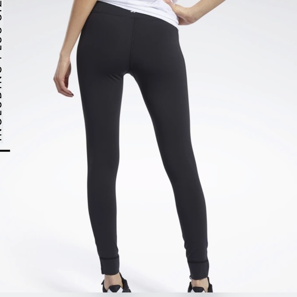 REEBOK LUX 2 LEGGINGS - SMALL - BLACK - Picture 8 of 12